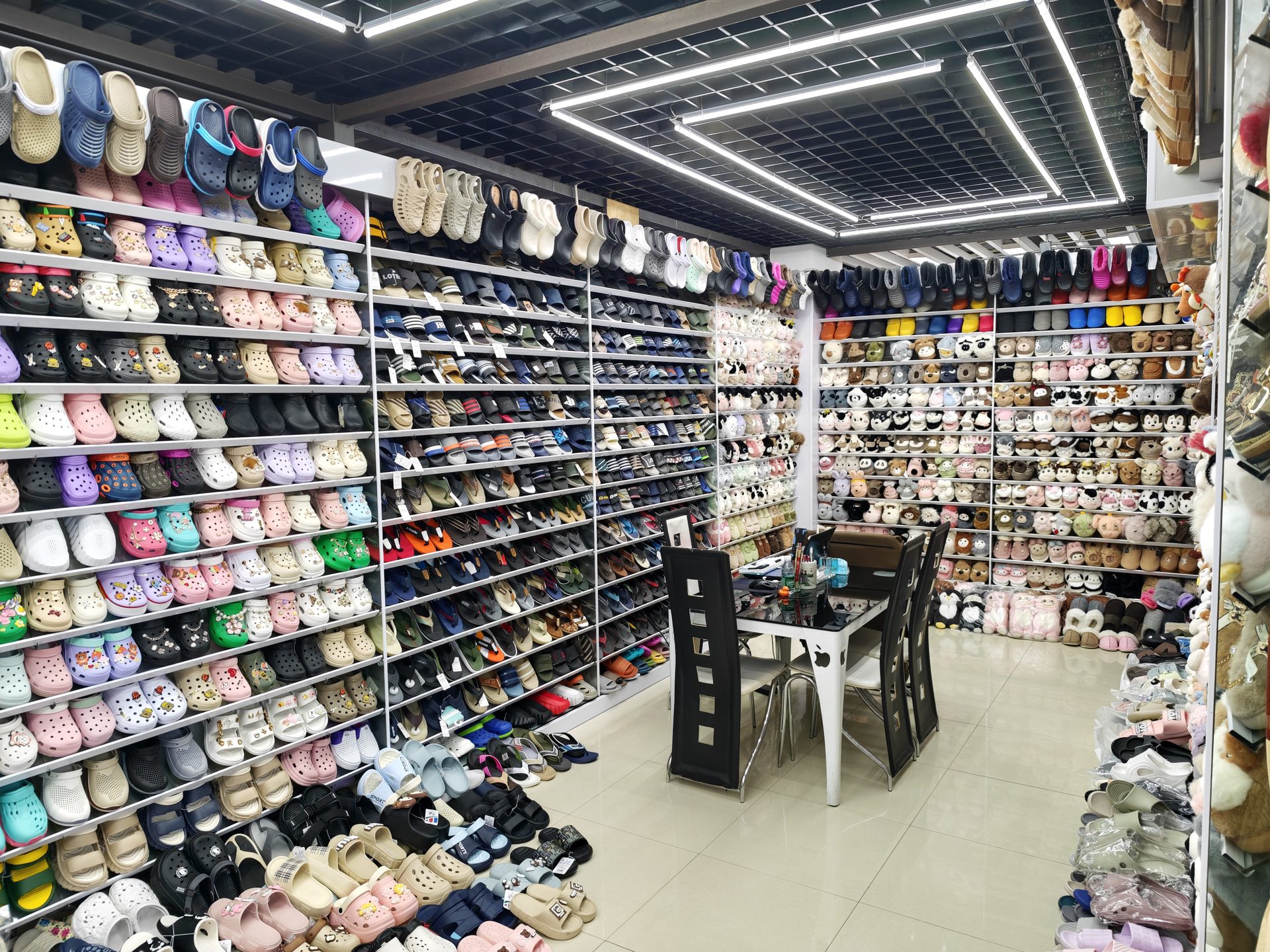 Inside the Huinan Shoes showroom